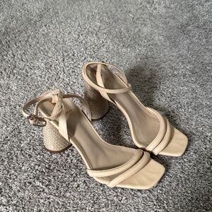 Sam Edelman Beige Strappy Sandals